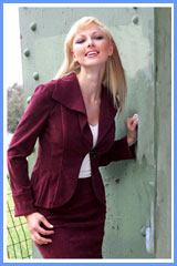 Bluesuits Merlot Ultra Suede one-button Jacekt