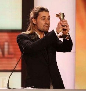 David Garrett receives the Golden Camera Award 2010